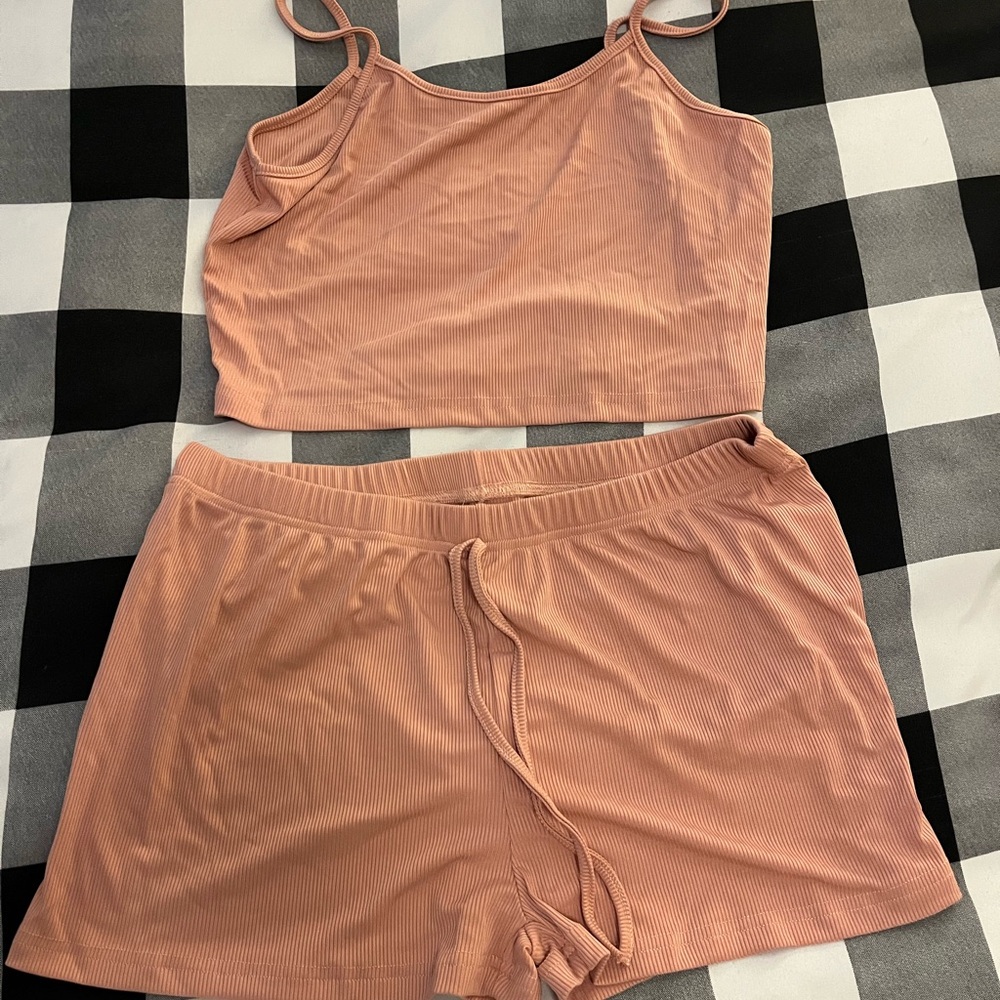 Women's Blush Pink Sleepwear Set